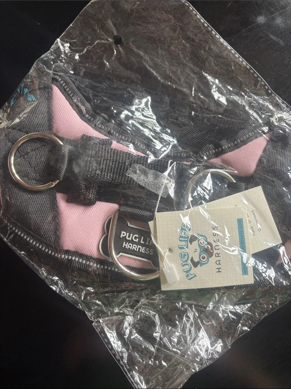 Pug Life Harness Baby Pink Size Small – NWT